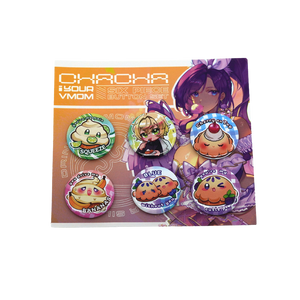 ChaChaYourVmom: Button Pin Set