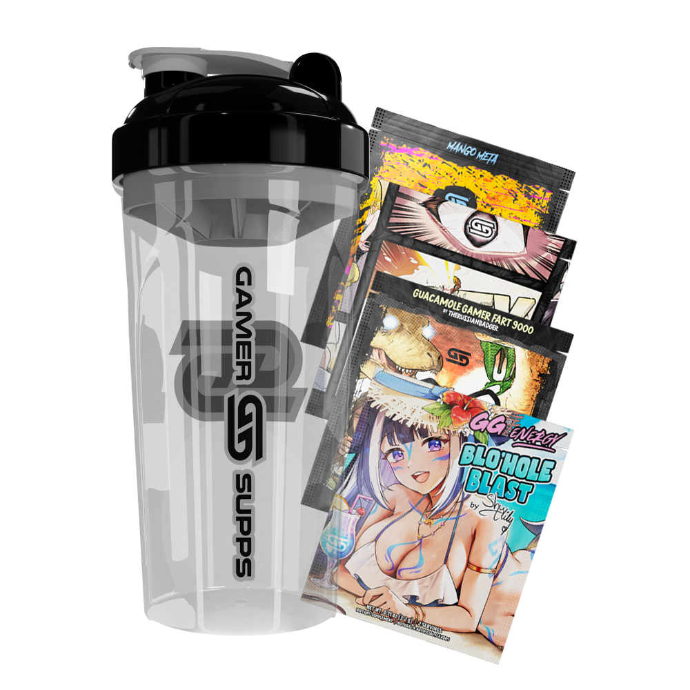 24oz Gamer Supps Shaker - Clear - 2 - Gamer Supps