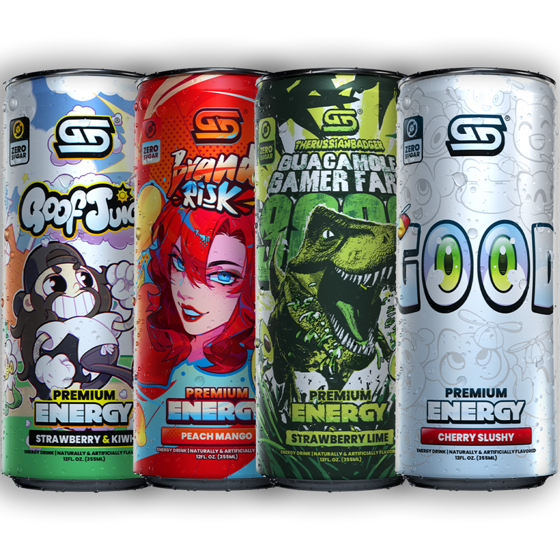 PARTNER ORDERS Sugar Free Premium Energy - Variety Pack (12 Cans) - Gamer Supps