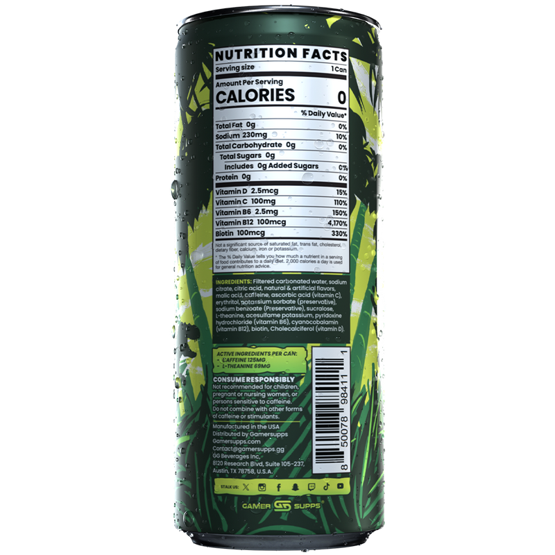 PARTNER ORDERS Sugar Free Premium Energy - Variety Pack (12 Cans) - Gamer Supps