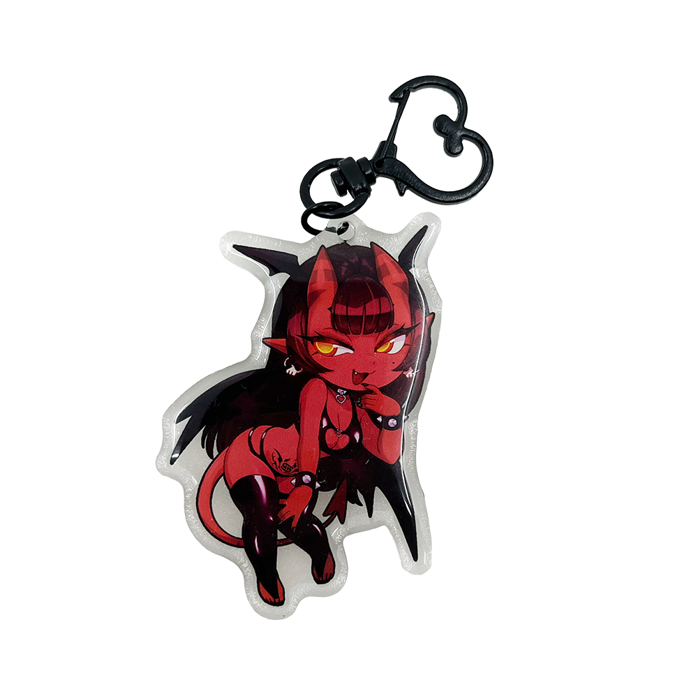 Merunyaa Double-Sided Acrylic Keychain - Gamer Supps