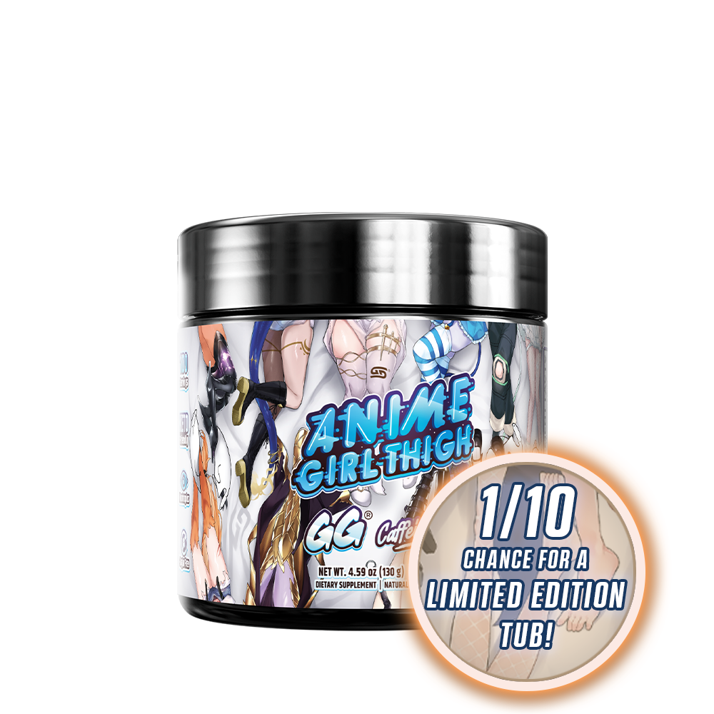 Anime Girl Thigh Caffeine Free - 100 Servings (Vtuber Edition) - Gamer Supps