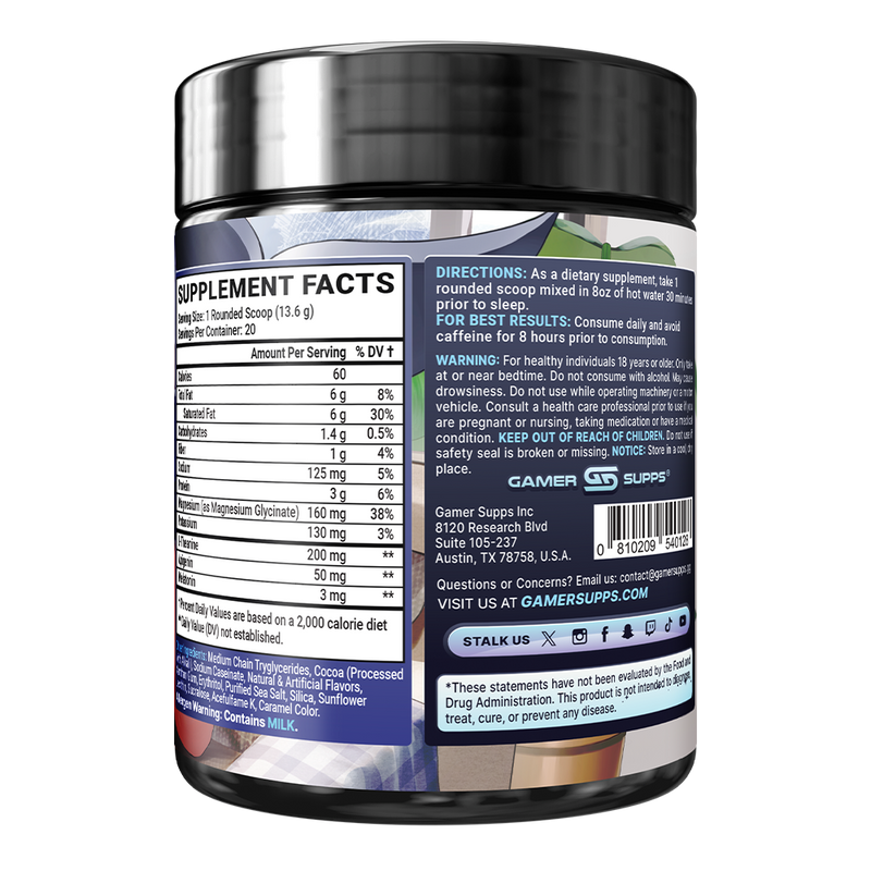 AFK+ (with Melatonin): Lily's Lullaby - 20 Servings (Coming Soon!!!) - Gamer Supps