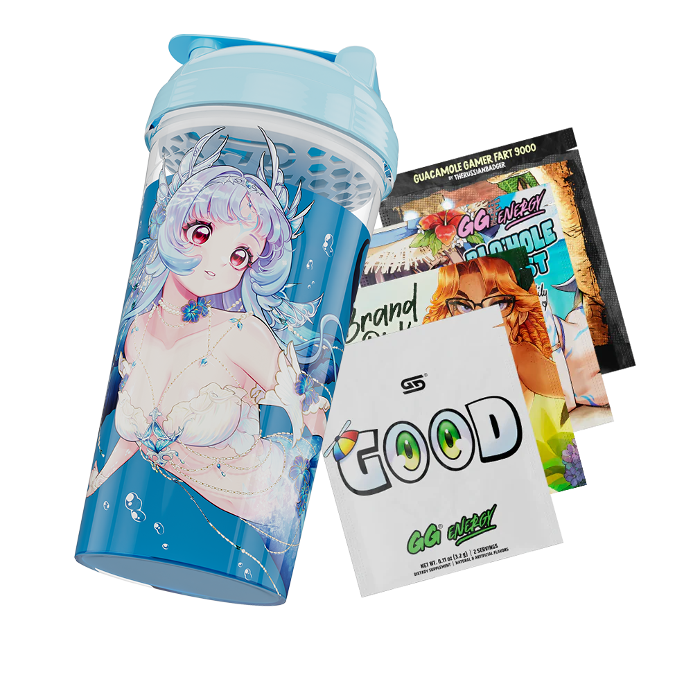 Waifu Cups x Mermaid Bao: All Over Print Shaker - Gamer Supps