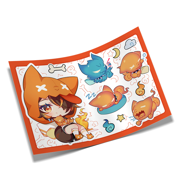 Sinder Sticker Sheet - Gamer Supps