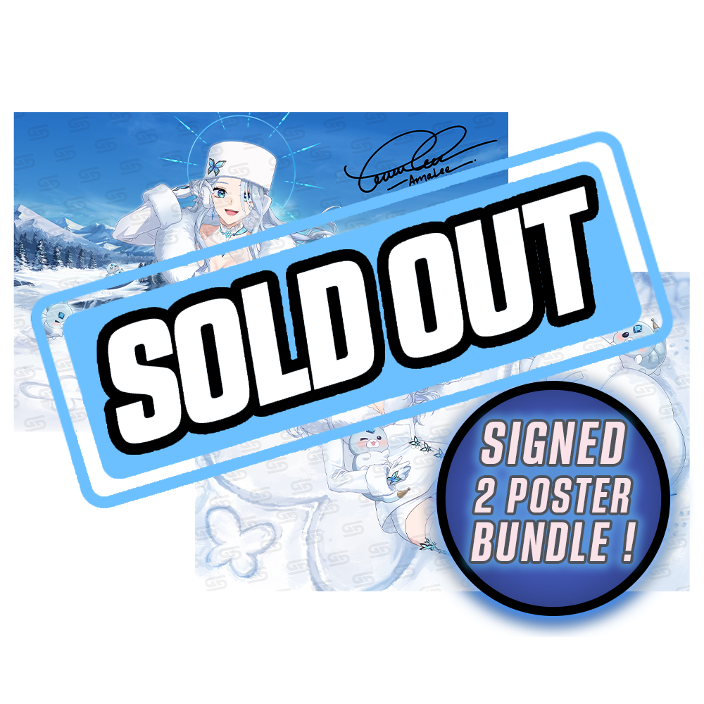 AmaLee & Scufflings: Signed Poster Bundle - Gamer Supps