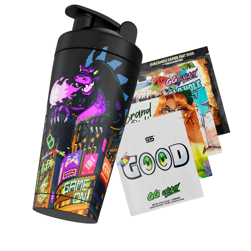PIXEL CUPS: Specific Rim Metal Shaker - Gamer Supps
