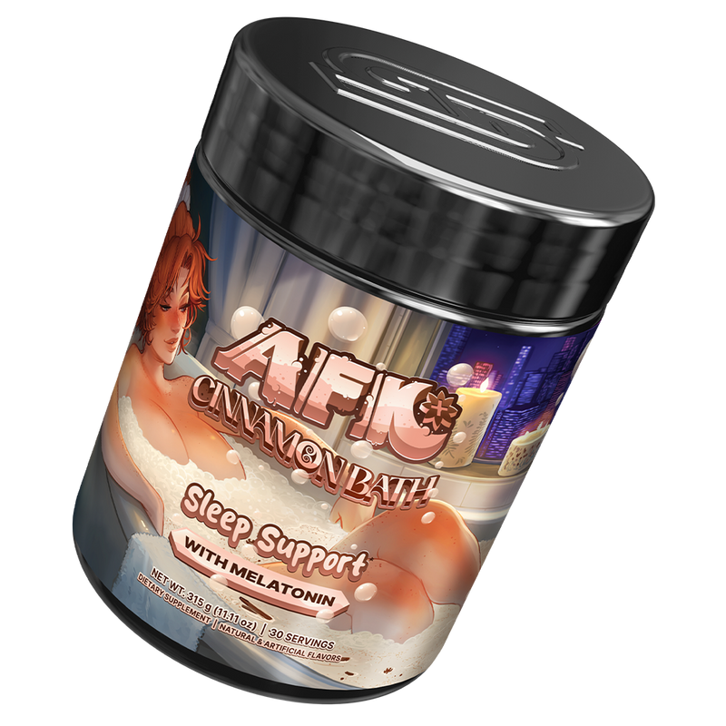AFK+ (with Melatonin): Cinnamon Bath - 30 Servings - Gamer Supps