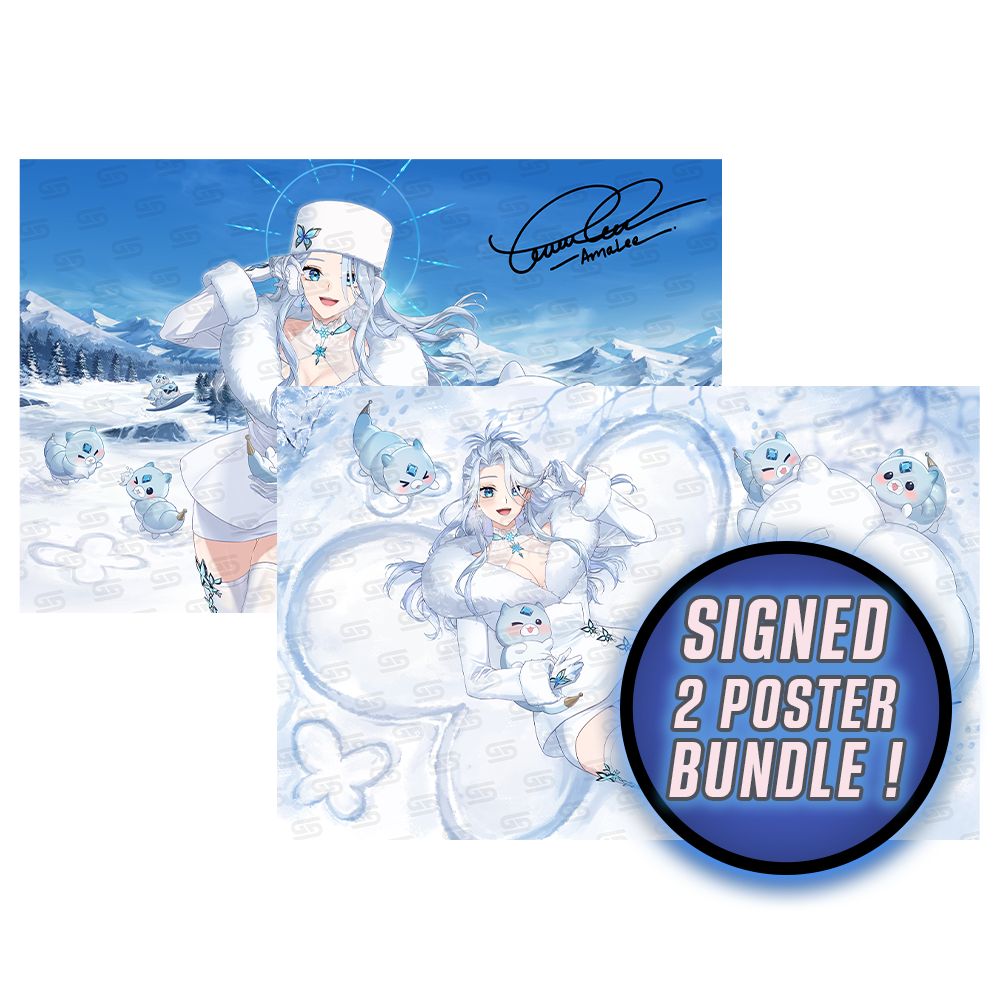 AmaLee & Scufflings: Signed Poster Bundle - Gamer Supps
