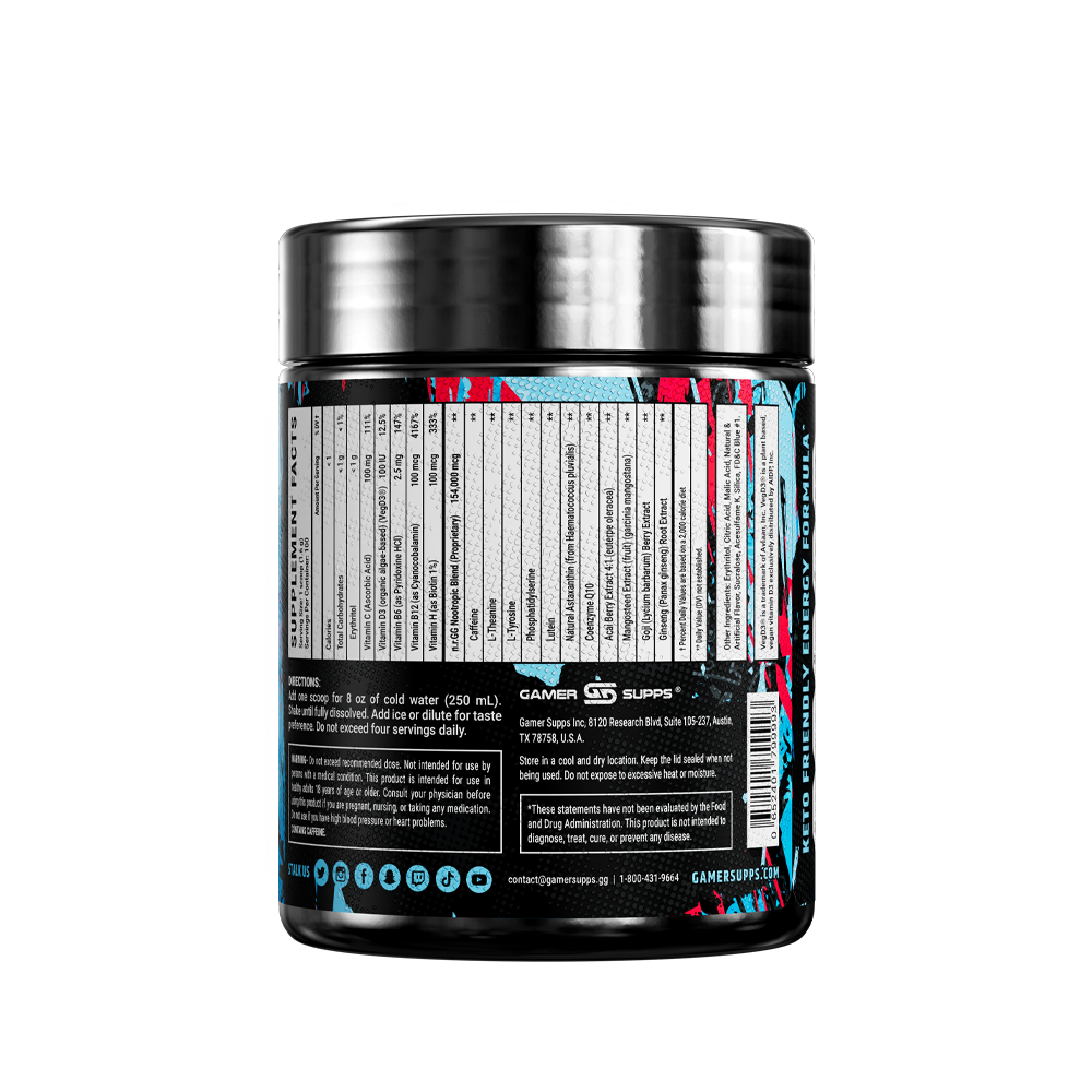 Blue - 100 Servings - Gamer Supps