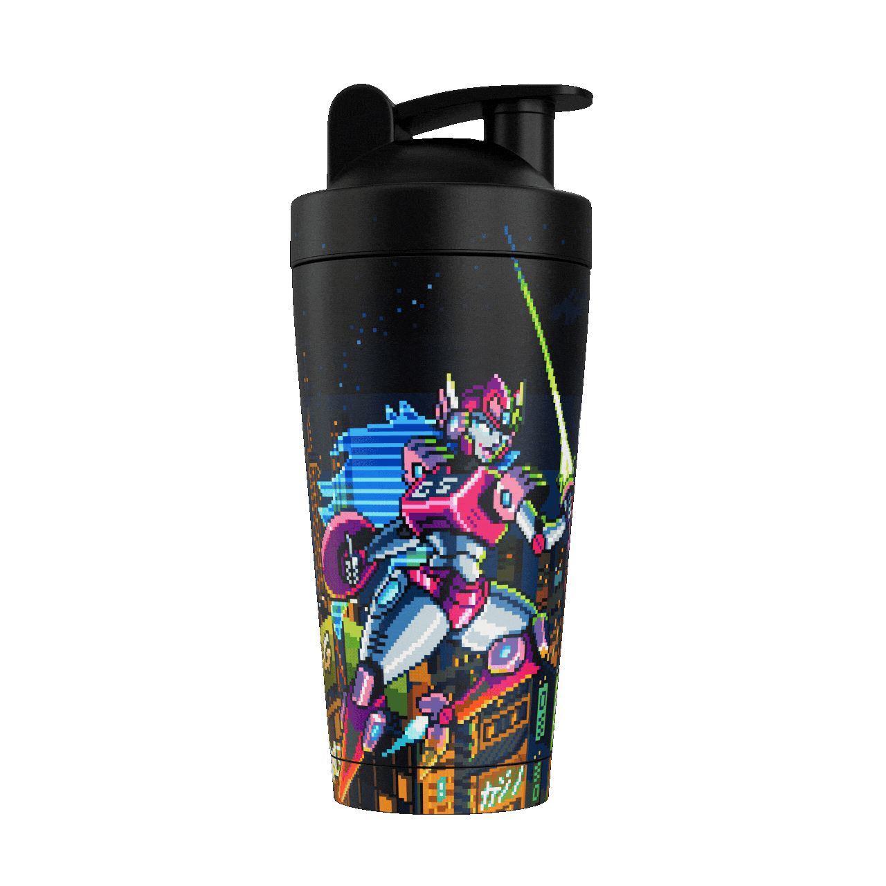 PIXEL CUPS: Specific Rim Metal Shaker - Gamer Supps